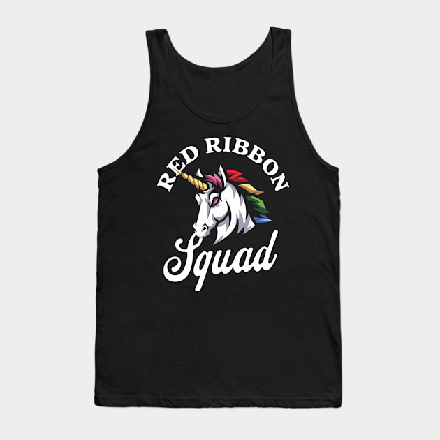 Matching red ribbon week Tank Top by FashionJB